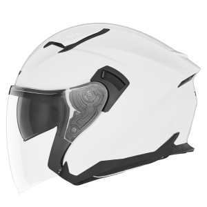 Kask otwarty NOX N130 Solid biały połysk rozmiar M