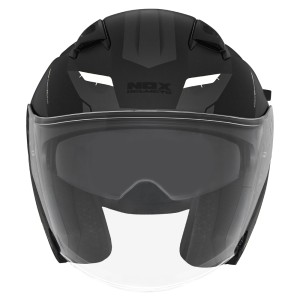 Kask otwarty NOX PROMOCJA N130 Klint czarny/szary/biały mat rozmiar S