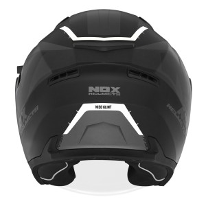 Kask otwarty NOX PROMOCJA N130 Klint czarny/szary/biały mat rozmiar S