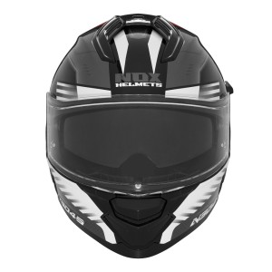 Kask integralny NOX N304S Carver czarny/biały/czerwony rozmiar S