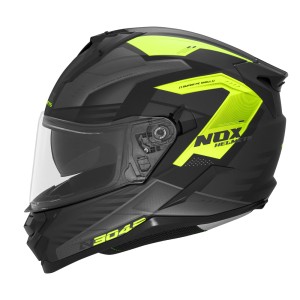 NOX KASK INTEGRALNY (FULL FACE) Z BLENDĄ N304S CARVER CZARNY/ŻÓŁTY FLUO MAT XXL