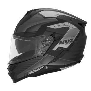 NOX KASK INTEGRALNY (FULL FACE) Z BLENDĄ N304S CARVER CZARNY/TYTANOWY MAT XXL
