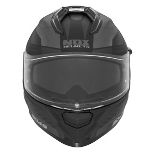 NOX KASK INTEGRALNY (FULL FACE) Z BLENDĄ N304S CARVER CZARNY/TYTANOWY MAT XXL