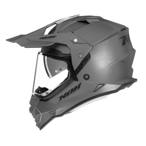 NOX KASK OFFROAD / TRAIL DUOSPORT (DUAL) N312 SOLID Z SZYBKĄ I BLENDĄ KOLOR TYTANOWY MAT ROZMIAR L