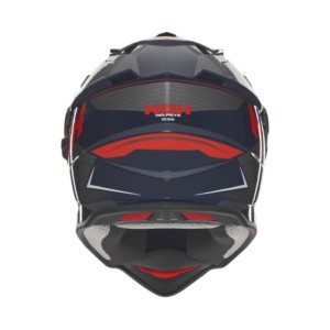 NOX KASK OFFROAD / TRAIL DUOSPORT N312 VAPOR - Niebieski/Czarny/Czerwony - Rozmiar S