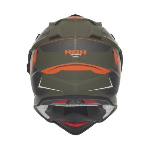 NOX KASK OFFROAD / TRAIL DUOSPORT (DUAL) N312 VAPOR Z SZYBKĄ I BLENDĄ KOLOR POMARAŃCZOWY/KHAKI/SZARY MAT ROZMIAR S