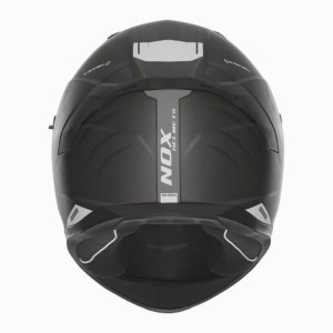 NOX KASK INTEGRALNY (FULL FACE) Z BLENDĄ N401 CROWER CZARNY/SREBRNY MAT ROZMIAR M