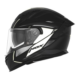 Kask integralny NOX PROMOCJA N401 XENO czarno-biały mat XL