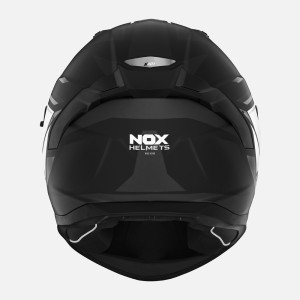Kask integralny NOX PROMOCJA N401 XENO czarno-biały mat XL