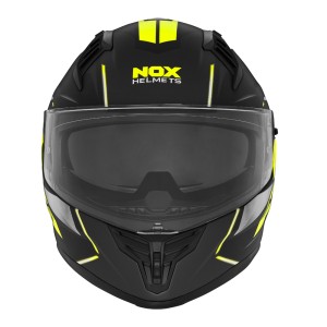 Kask integralny NOX PROMOCJA N401 XENO czarno-żółty fluo mat XL