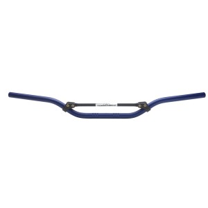 Kierownica aluminiowa TOMMASELLI (DOMINO) 22mm niska z poprzeczką - kolor niebieski