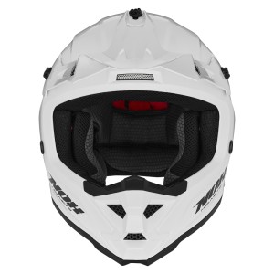 NOX KASK CROSS / OFFROAD N761 SOLID KID / JUNIOR BIAŁY POŁYSK ROZMIAR L