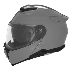 NOX KASK SZCZĘKOWY (FLIP-UP) Z BLENDĄ N967 SOLID KOLOR SZARY POŁYSK ROZMIAR M