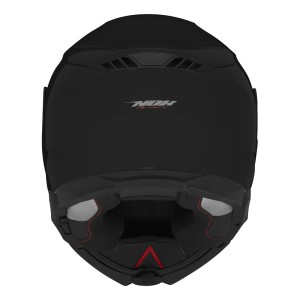 NOX Kask Szczękowy (Flip-Up) z Blendą N967 Solid Kolor Czarny Połysk Rozmiar L