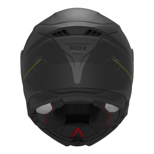 Kask szczenkowy NOX N967 Synchro czarno-żółty fluo/szary mat rozmiar M