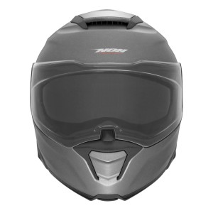 NOX KASK SZCZĘKOWY (FLIP-UP) Z BLENDĄ N967 SOLID KOLOR TYTANOWY MAT ROZMIAR M