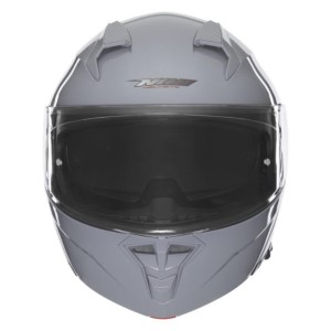 NOX PROMOCJA KASK SZCZĘKOWY (FLIP-UP) Z BLENDĄ N968 SOLID KOLOR SZARY POŁYSK ROZMIAR XL