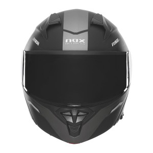 NOX KASK SZCZĘKOWY (FLIP-UP) Z BLENDĄ N968 ULTRA KOLOR CZARNY/TYTANOWY MAT ROZMIAR S