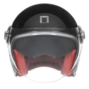 Kask otwarty NOX PREMIUM JET HERITAGE SOLID czarny połysk rozmiar M