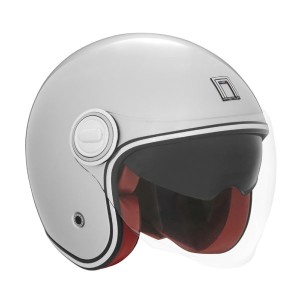 Kask otwarty NOX PROMOCJA PREMIUM HERITAGE SOLID SREBRNY XL