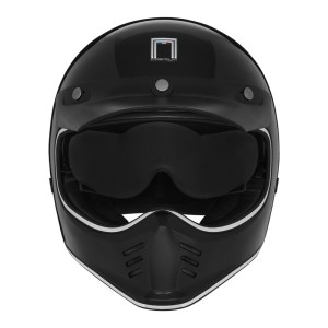 NOX PREMIUM KASK INTEGRALNY (FULL FACE) SEVENTY II SOLID CZARNY XXL