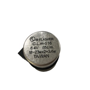 Przerywacz kierunkowskazów 6V 23W żarówkowych - obudowa okrągła