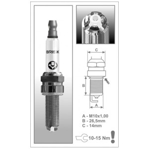 BRISK PREMIUM Świeca zapłonowa COR10LGS KTM SXF/EXCF 250/450 '14-'22