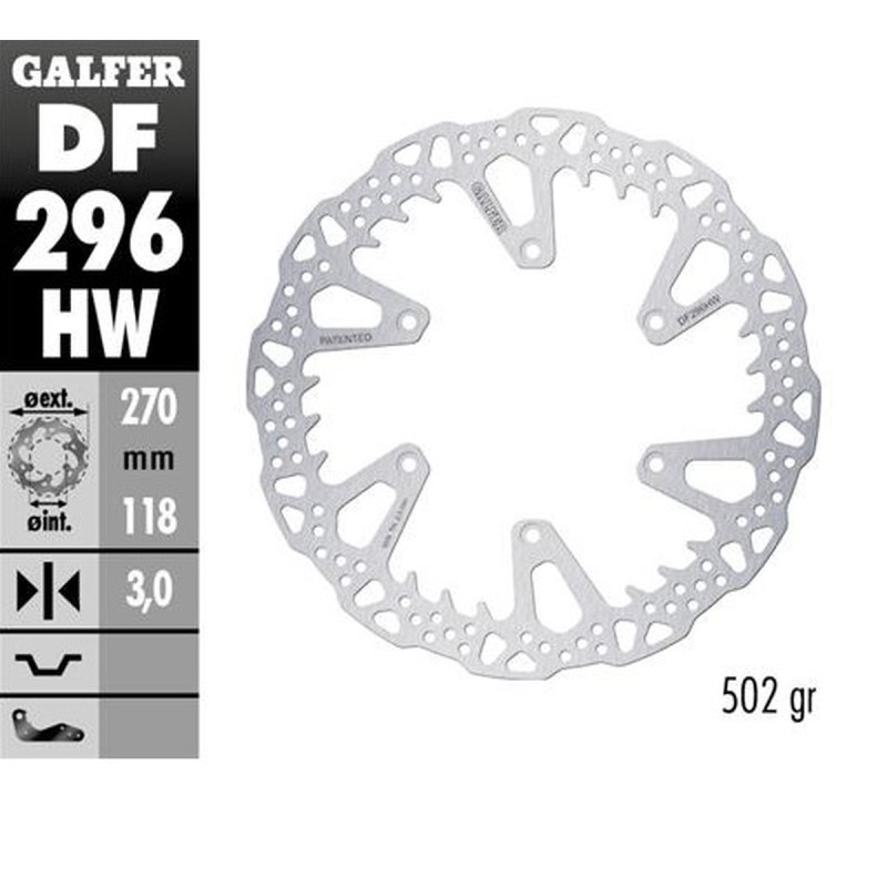 Tarcza hamulcowa GALFER do Yamaha YZ 125, YZ 250, YZ 250F, YZ 450F, WR 250F