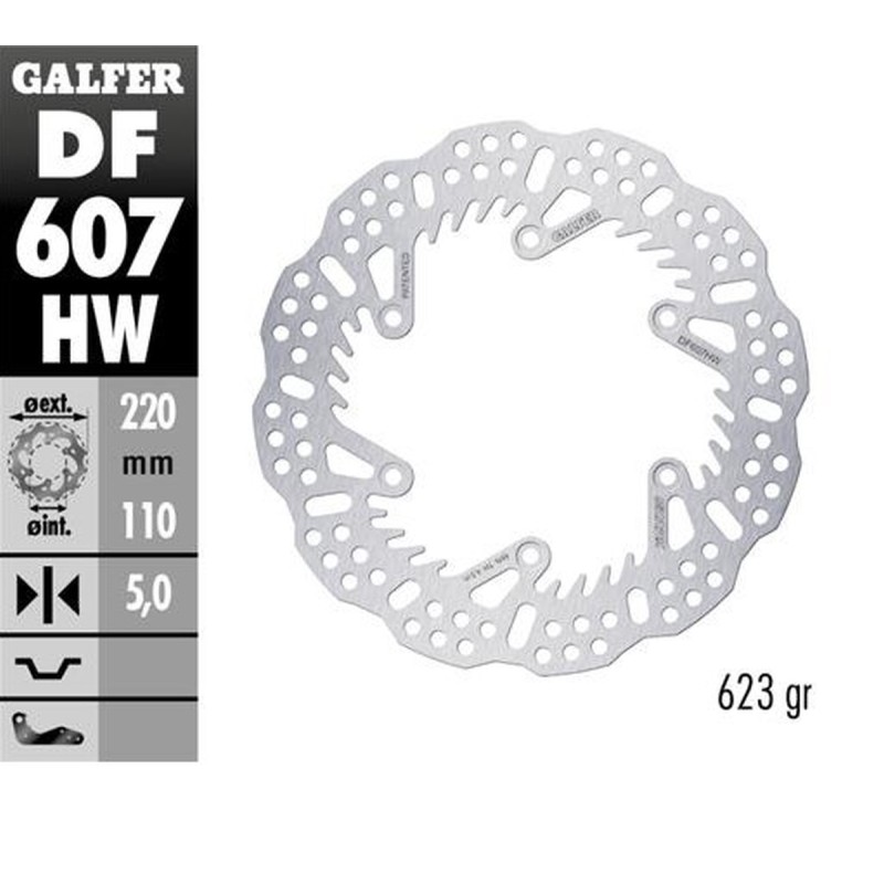 Tarcza hamulcowa tył KTM SX/EXC/SX-F/EXC-F, GS/MX/LC4, GAS GAS EC/EC-F/MC/MC-F, HUSQVARNA T