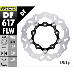 GALFER TARCZA HAMULCOWA TYŁ KTM 890SMT \'23-\'25 (WAVE FLOATING) (260X107X5MM)