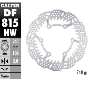 Tarcza hamulcowa tył do motocykli Beta 250RR, 300RR, 350RR, 400/430/450/480/498 oraz X-TRAINER