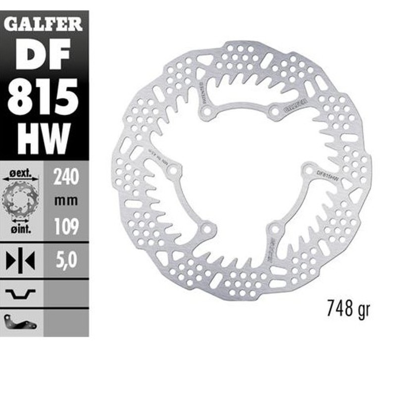 Tarcza hamulcowa tył do motocykli Beta 250RR, 300RR, 350RR, 400/430/450/480/498 oraz X-TRAINER