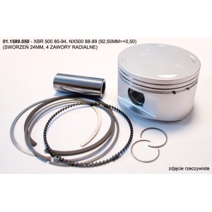 Tłok Honda XBR 500 85-94, NX 500 88-89 (92,50MM=+0,50) - Sklep motoryzacyjny