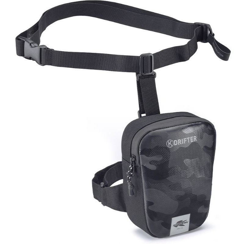 Torba na udo KAPPA DRIFTER 1,5L czarna 17x13x6,5cm