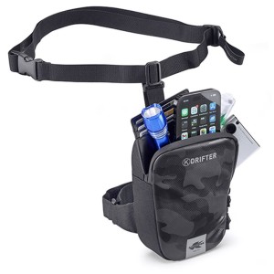 Torba na udo KAPPA DRIFTER 1,5L czarna 17x13x6,5cm