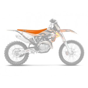Pokrowiec na siedzenie KTM SX/SXF '19-'22, EXC '20-'23 - Pomarańczowy