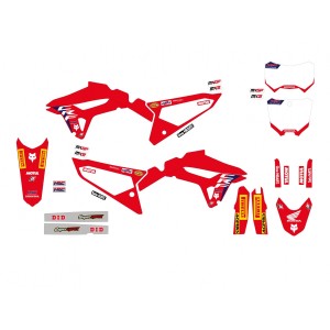 Naklejki okleinowe do motocykli Honda CRF 250R i CRF 450R - zestaw Replica Team HRC 24
