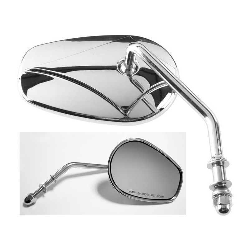 Lusterko Harley Davidson 03 prawe, chrom gwint M10 - VICMA
