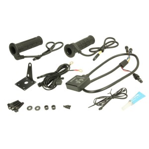 Manetki podgrzewane do motocykla EVO Adventure z panelem sterującym i termostatem