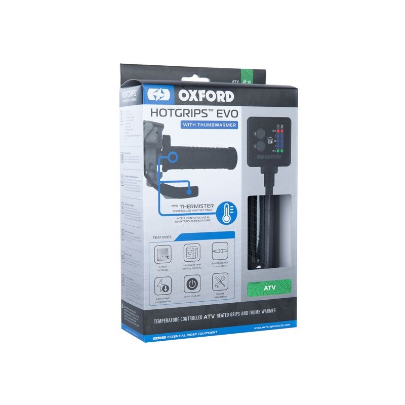 Manetki podgrzewane do quada EVO ATV z panelem sterującym