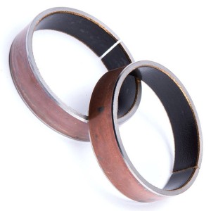 Tulejki zawieszenia przedniego KYB (2 szt) 43x48x12 43mm - zestaw do Kawasaki ZX 10 '06-'07, Suzuki GSXR 1000