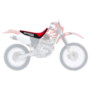 Pokrowiec / Poszycie na Siedzenie Honda XR 250/400 '96-'04 (17) Logo Honda - Czerwony/Czarny