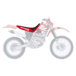 Pokrowiec na siedzenie Honda XR 250/400 '96-'04 czarny/czerwony