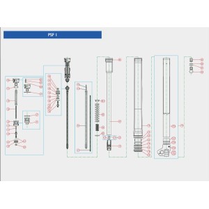 Uszczelniacz amortyzatora przedniego 12x22,5x5mm (cartridge) - KYB 48mm