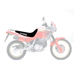 Pokrowiec / poszycie na siedzenie Honda NX 650 Dominator (88>) - kolor czarny, napis Honda