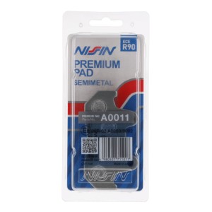 NISSIN KLOCKI HAMULCOWE KH69 PREMIUM SEMI-METALLIC (SPIEK METALICZNY) (ECE R90) (MADE IN JAPAN)