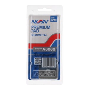 NISSIN KLOCKI HAMULCOWE KH54 / KH257 PREMIUM SEMI-METALLIC (SPIEK METALICZNY) (ECE R90) (MADE IN JAPAN)