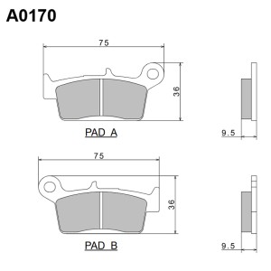 NISSIN KLOCKI HAMULCOWE KH131 PREMIUM SEMI-METALLIC