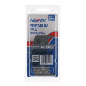 NISSIN KLOCKI HAMULCOWE KH80 PREMIUM SEMI-METALLIC (SPIEK METALICZNY) (ECE R90)