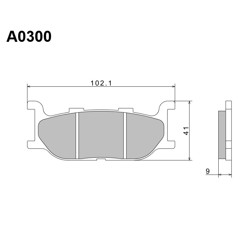 NISSIN KLOCKI HAMULCOWE KH179 PREMIUM SEMI-METALLIC (SPIEK METALICZNY) (ECE R90) (MADE IN JAPAN) (2P-233NS)